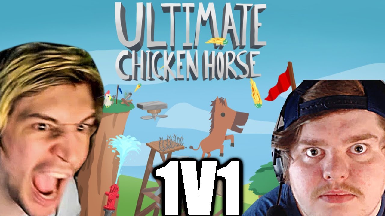xQc vs Jesse ULTIMATE CHICKEN HORSE 1v1 Challenge