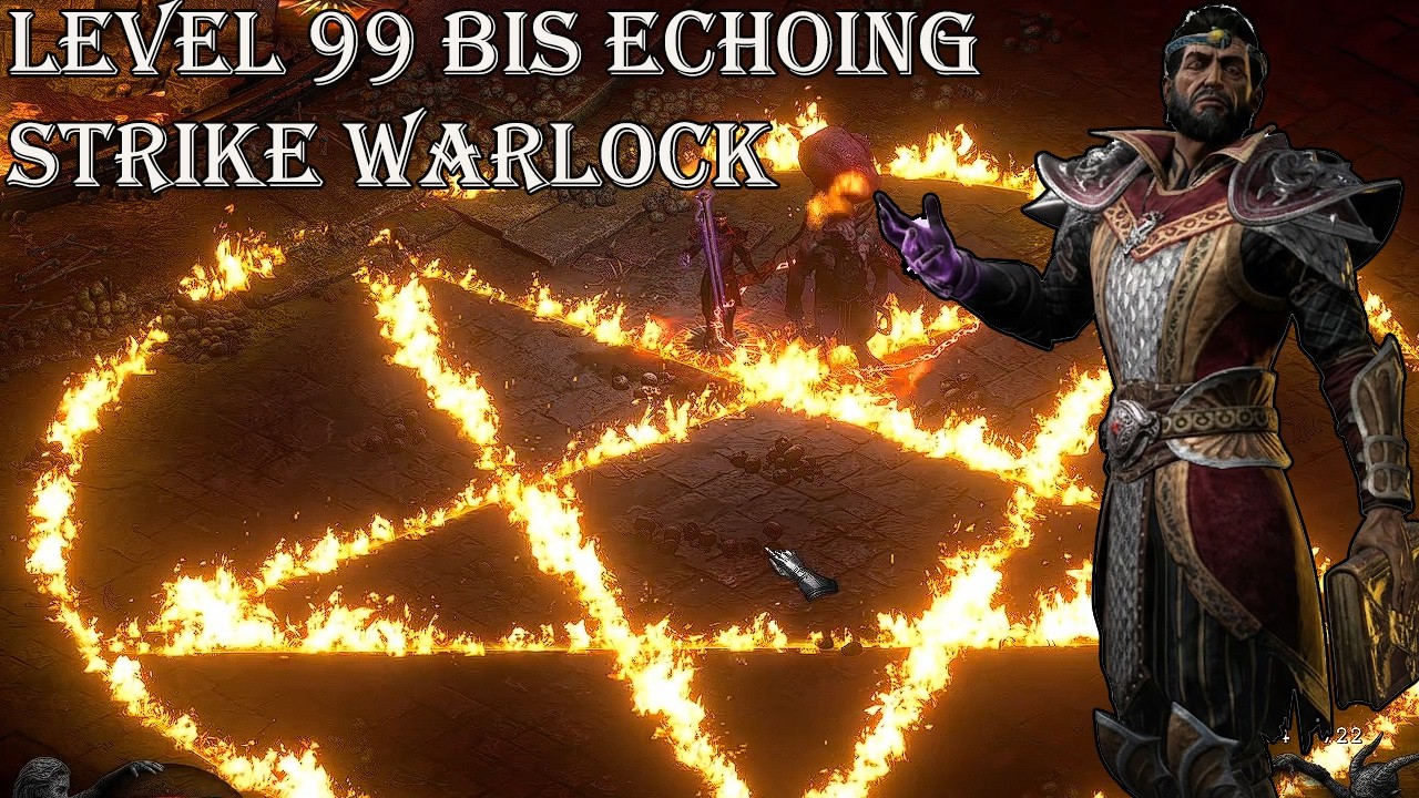 Level 99 BiS Echoing Strike Warlock-Build Endgame Diablo 2 Resurrected