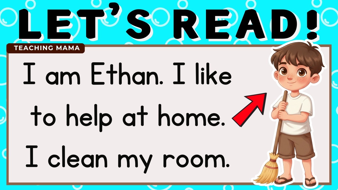 LET'S READ! | ENGLISH READING | SIMPLE SENTENCES FOR KIDS GRADE 1 & KINDER | TEACHING MAMA