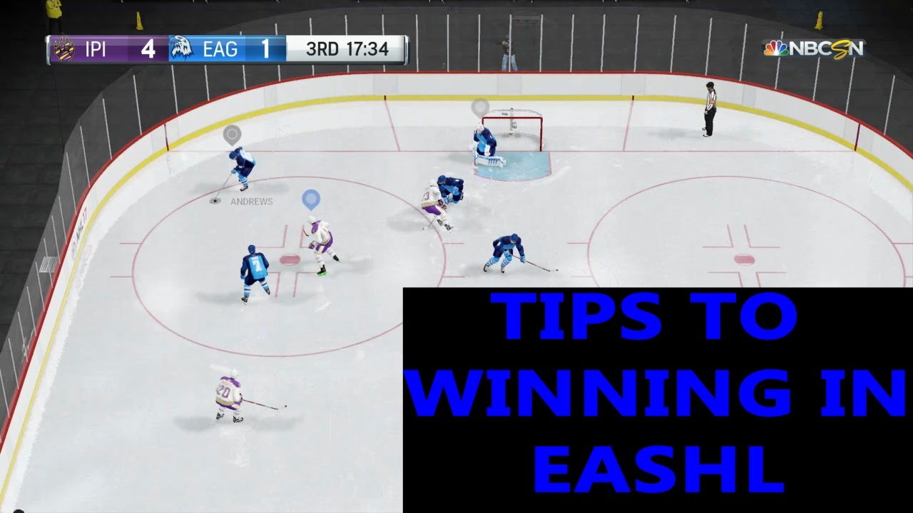 NHL 17 EASHL My BEST Tips to Winning Games (SMALL CLUB SIZES)
