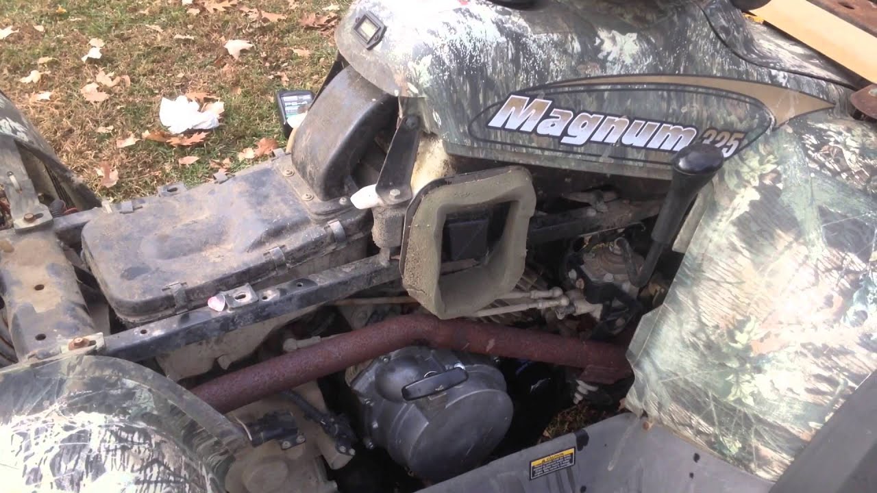 Simple How to Change the Oil Polaris Magnum 325