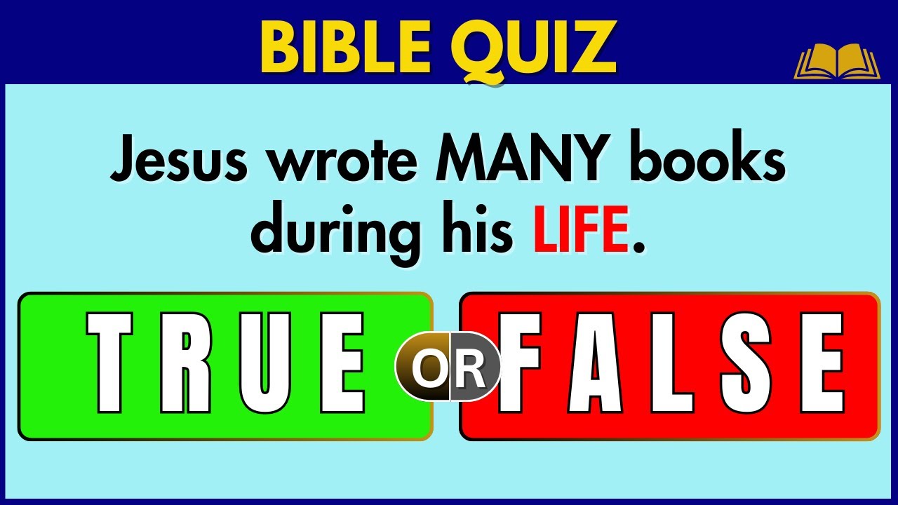 Final Days of Jesus Secrets: TRUE or FALSE Quiz #biblequiz