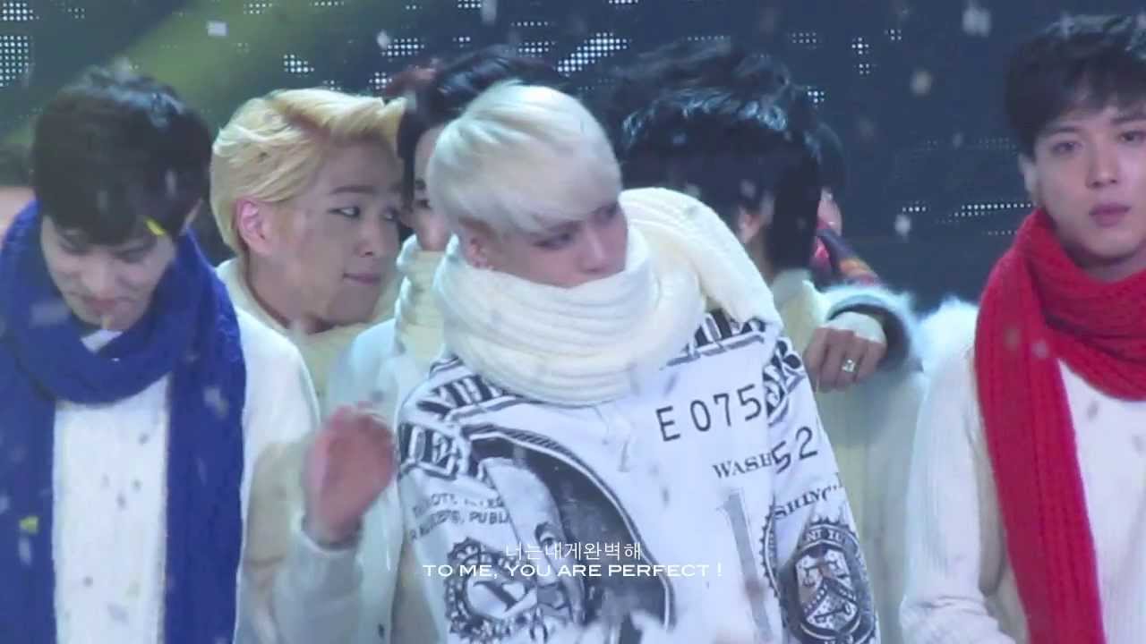 20131229 sbs가요대전 엔딩 shinee (onew ver.)