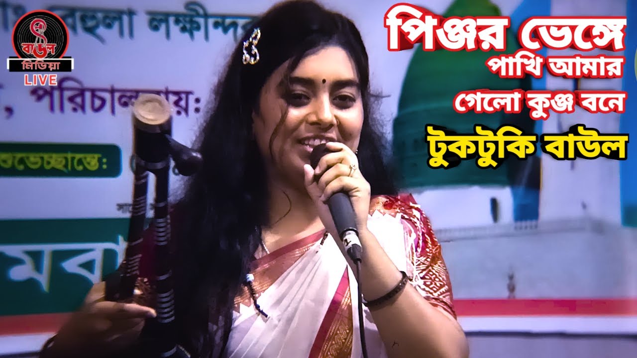 পিঞ্জর ভেঙ্গে পাখি আমার গেল কুঞ্জ বনে || pinjor venge pakhi amar || টুকটুকি বাউল