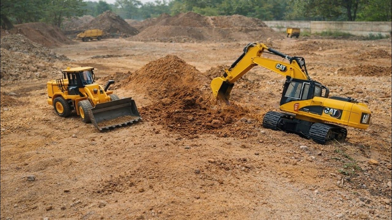 Amazing Excavator and Wheel Loader Collecting Soil | Proyek Persiapan Jalan Mudik Lebaran