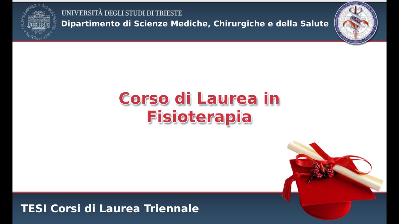 Sessione di Tesi di Laurea in Fisioterapia 20/04/2017