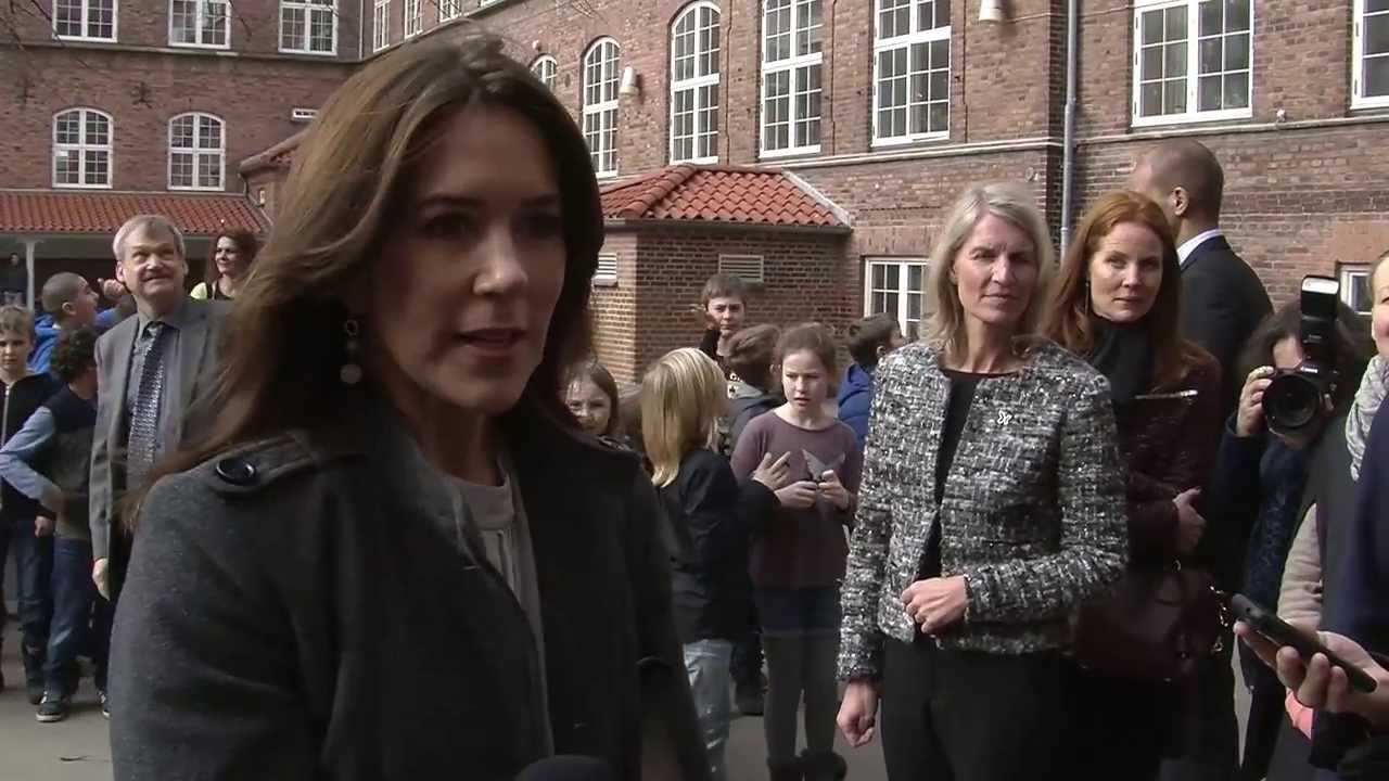 Kronprinsesse Mary besøger Sundbyøster Skole