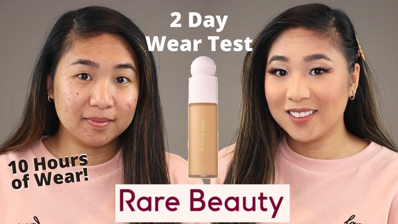 Rare Beauty Liquid Touch Weightless Foundation For Oily Skin | 2 Day Wear Test