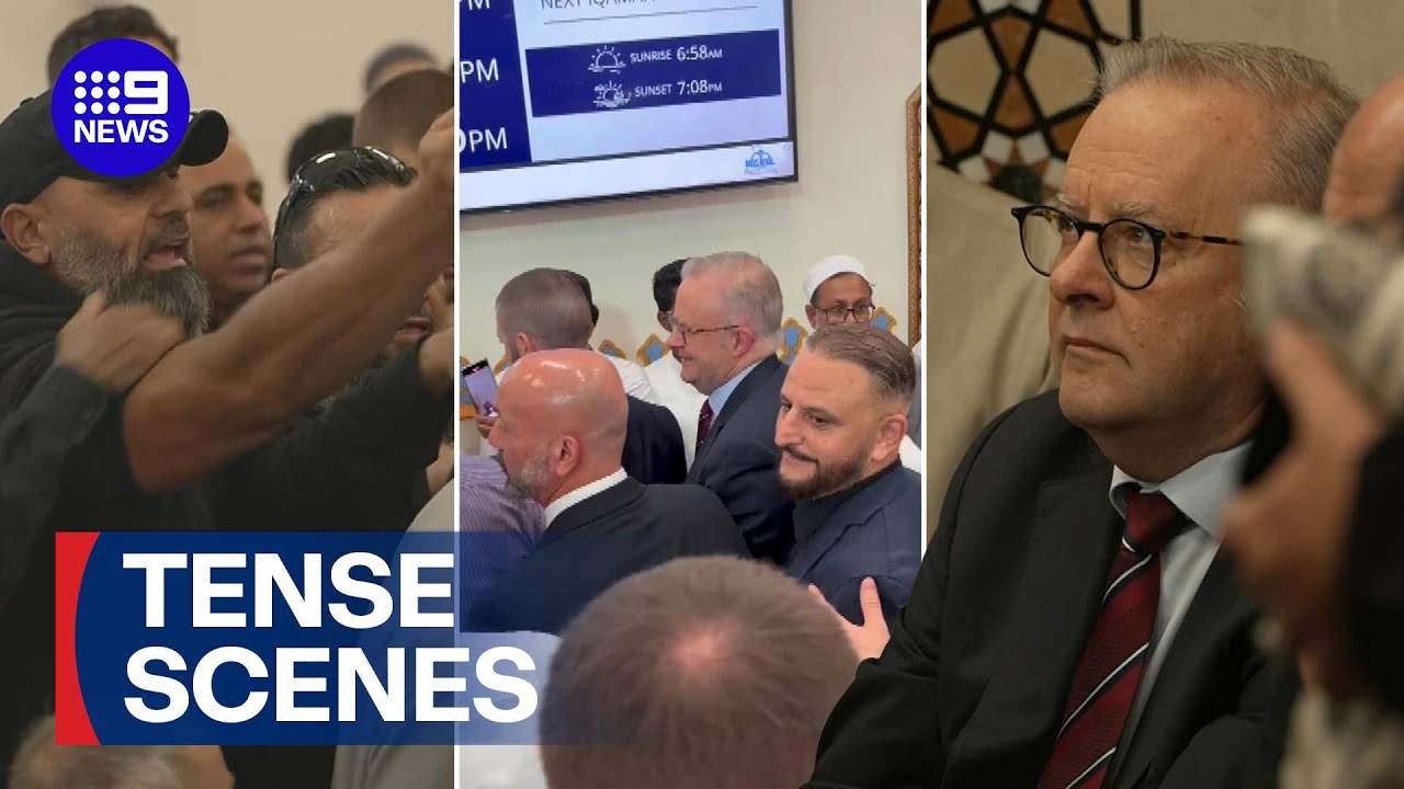 PM heckled during Eid celebrations in Sydney’s west | 9 News Australia