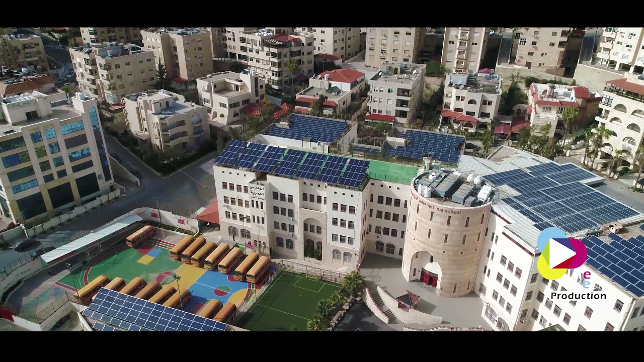 OMAREYAH SCHOOLS FROM SKY  المدارس العمرية كما لم تشاهدها من قبل