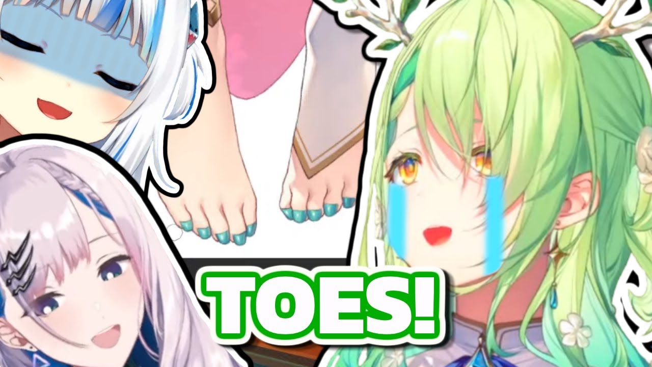 Fauna Is Still Traumatized By Gura's Reaction to Her Toes (ft. Gura and Reine)