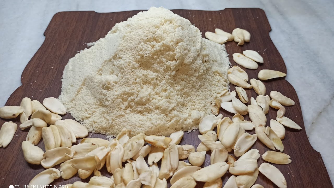 عمل دقيق اللوز بطريقه صحيه وسريعه مع التخلص من كم من الكربوهيدرات فيه