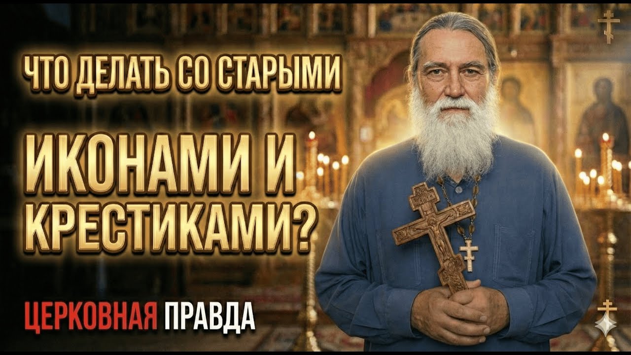 Старые Крестики и Иконы. Церковный Ответ на Вопрос  Который Мучает Всех!