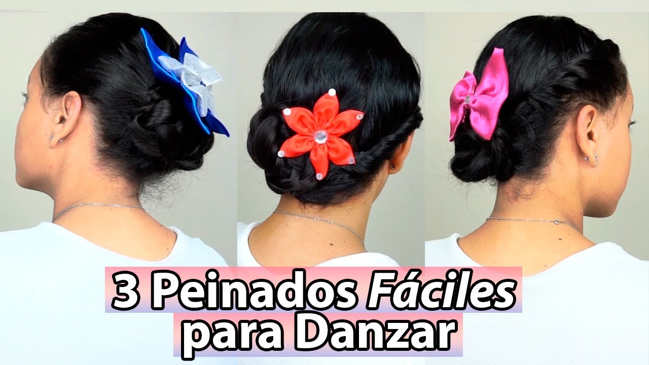 3 Peinados F&aacute;ciles para Danzar - Danza Cristiana