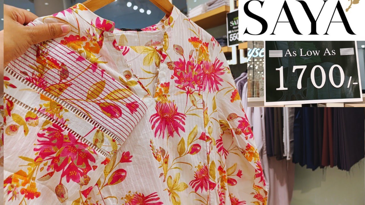 SAYA 50% OFF Azadi Sale 2025 😱 Huge Discount 😱 saya summer sale 2025📣♥️