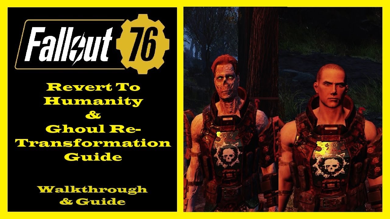Fallout 76 — Руководство по возвращению к человечности и перевоплощению в гуля