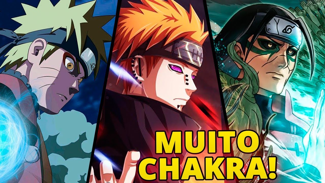 OS 10 PERSONAGENS QUE MAIS POSSUEM CHAKRA EM NARUTO | Player Solo