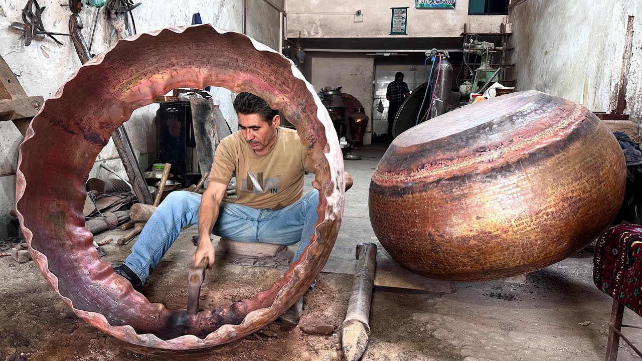 How Raw Copper Becomes a Giant Candy-Making Pot ⚒️🔥 | Part 1