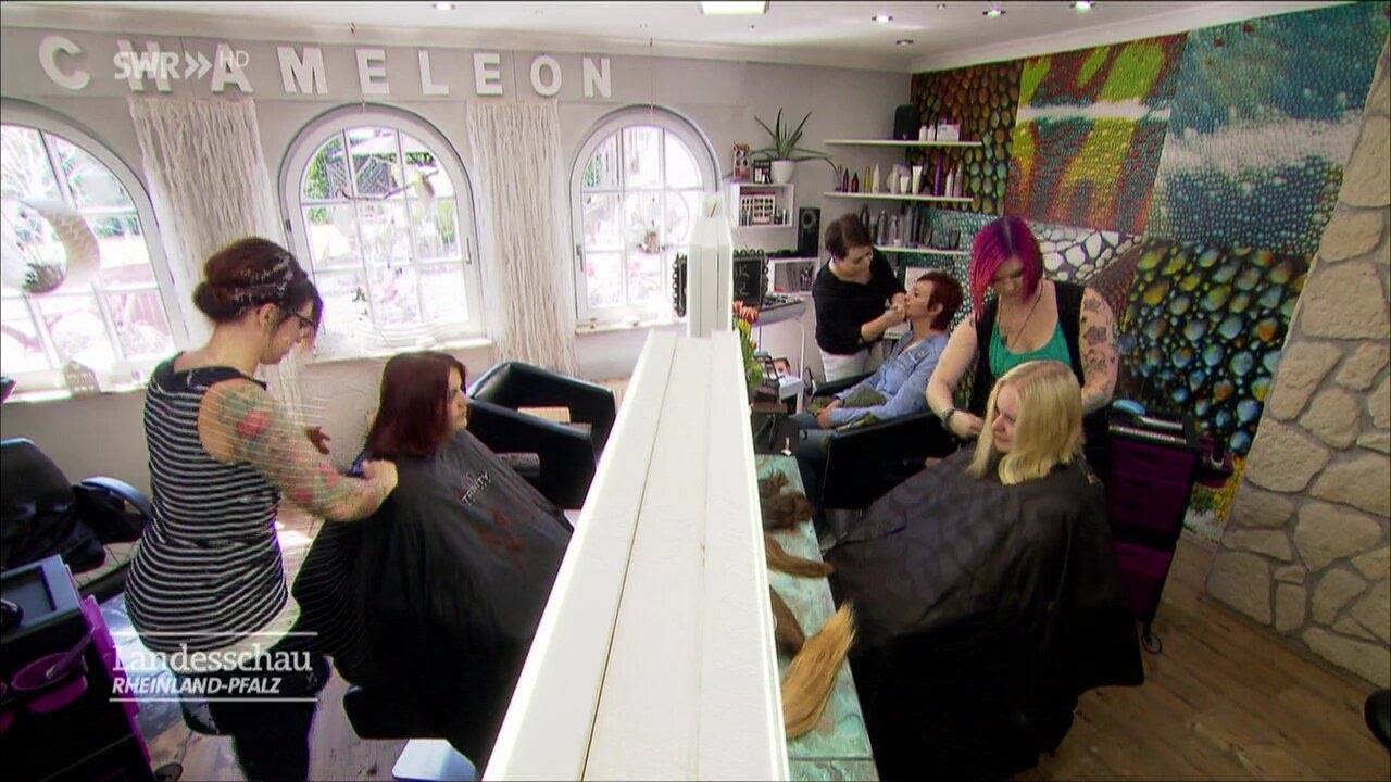 Simmertal 2017: Friseur CHAMELEON und die "Haarfee"