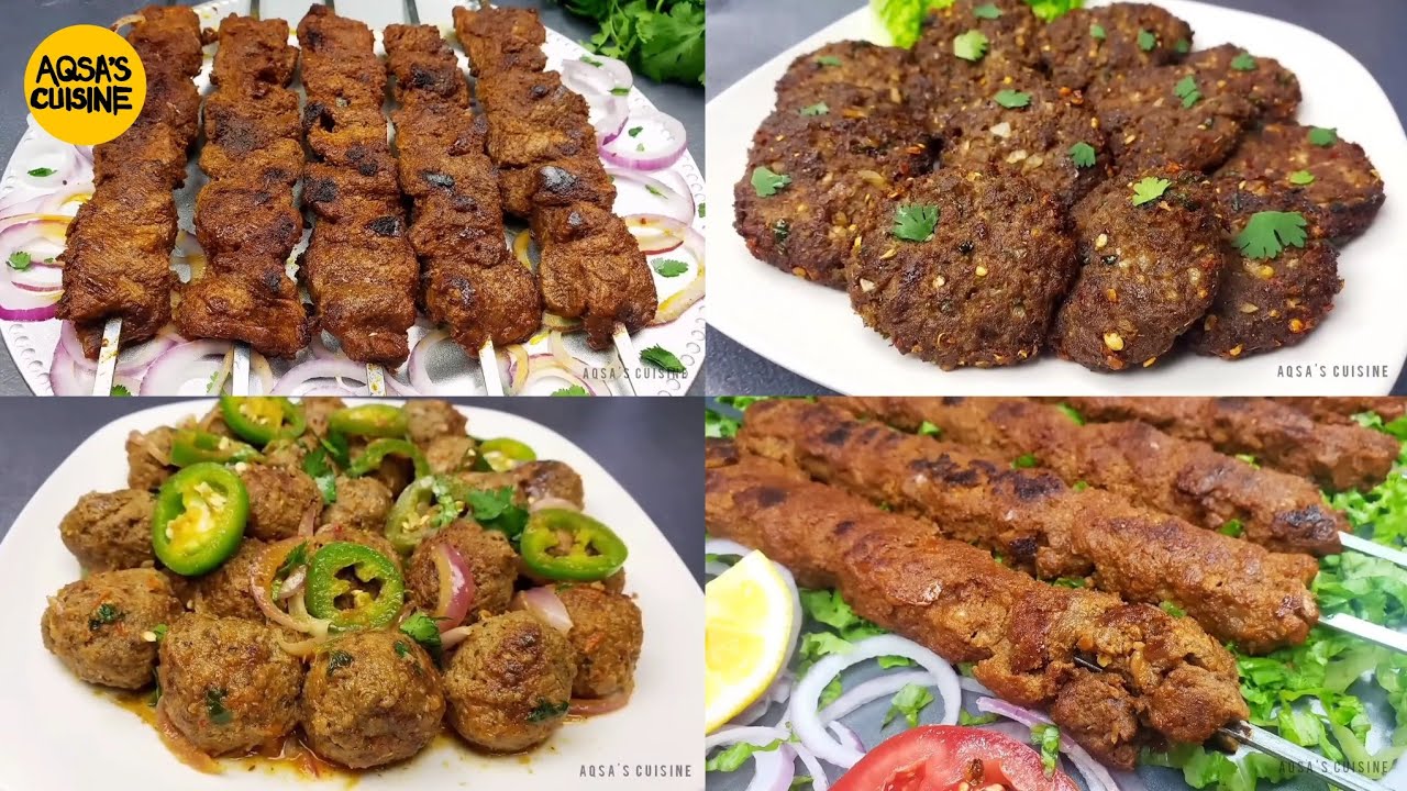 Рецепты ифтара и Ид Давата от Aqsa's Cuisine, Bihari Kabab, Kofta Kabab, Chatkhara Kabab, Bihari ...