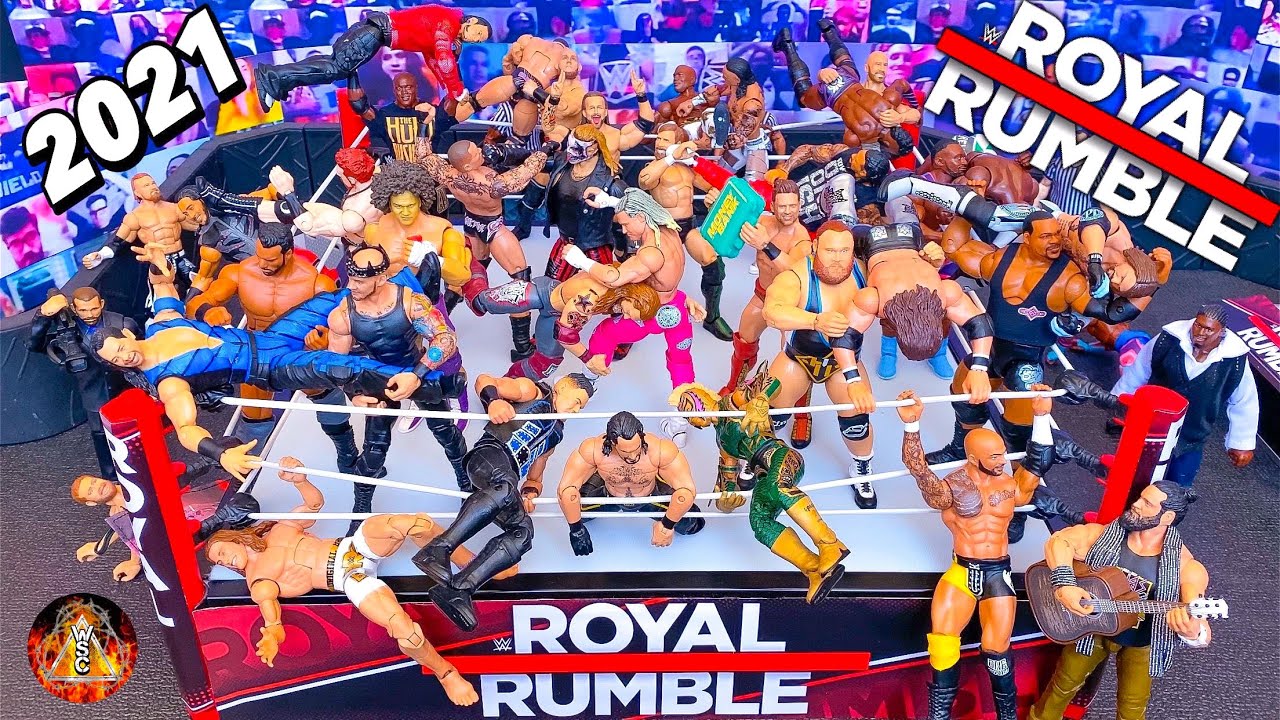WWE Royal Rumble 2021 Action Figure Match