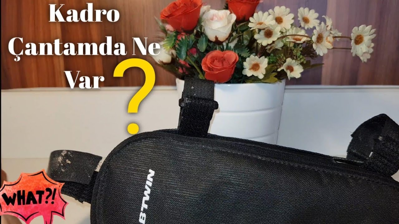 Kadro Çantamın İçinde Ne Var? (Btwin Kadro Çantası İnceleme)