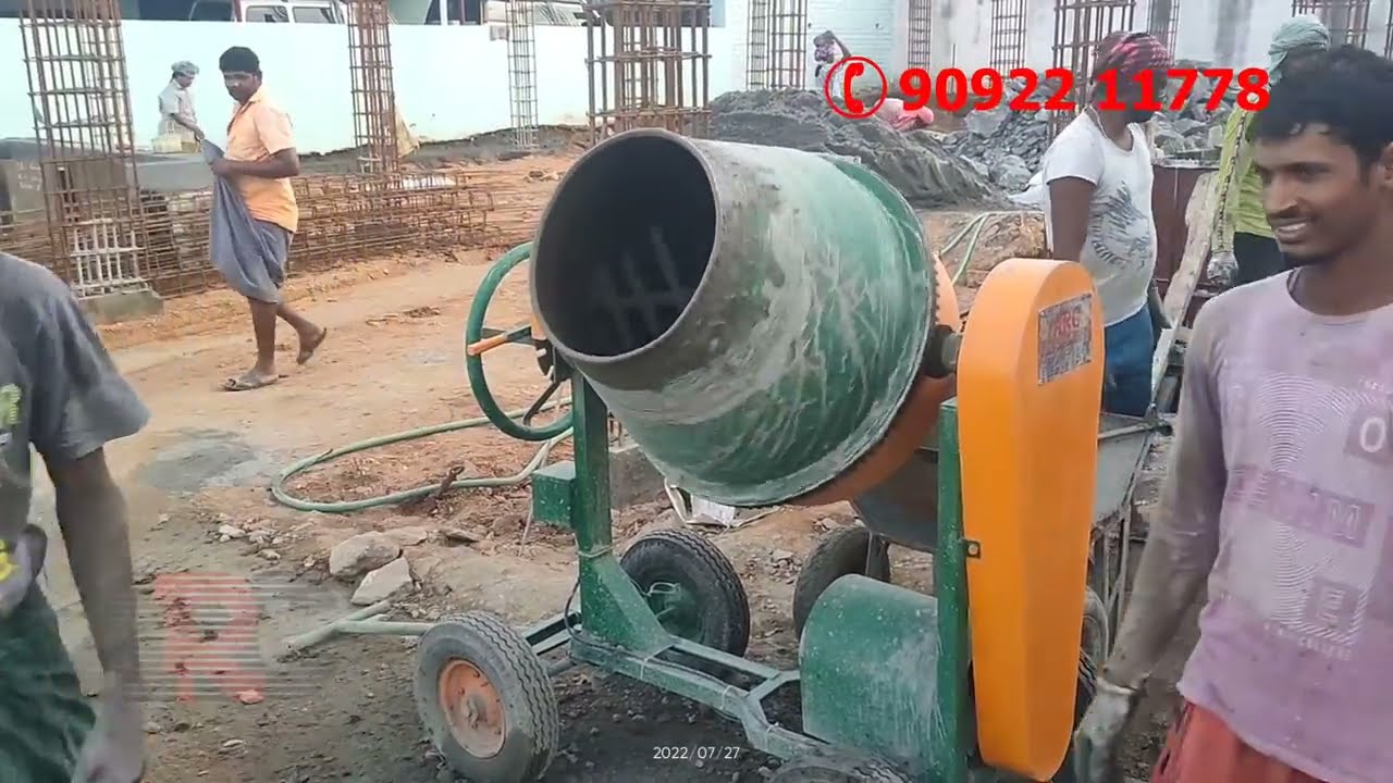 Half Bag Concrete Mini Mixer ARC single phase Electrical