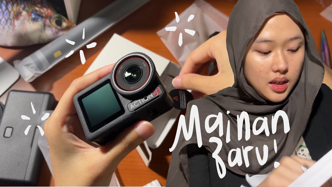 Unboxing DJI Osmo Action 5 Pro & Video Test👀👹🤖 // Tasyakhairun
