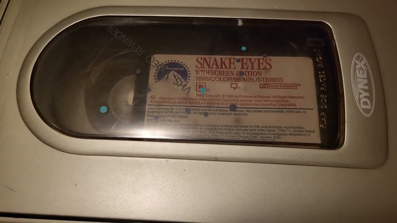 Rewinding a VHS VII