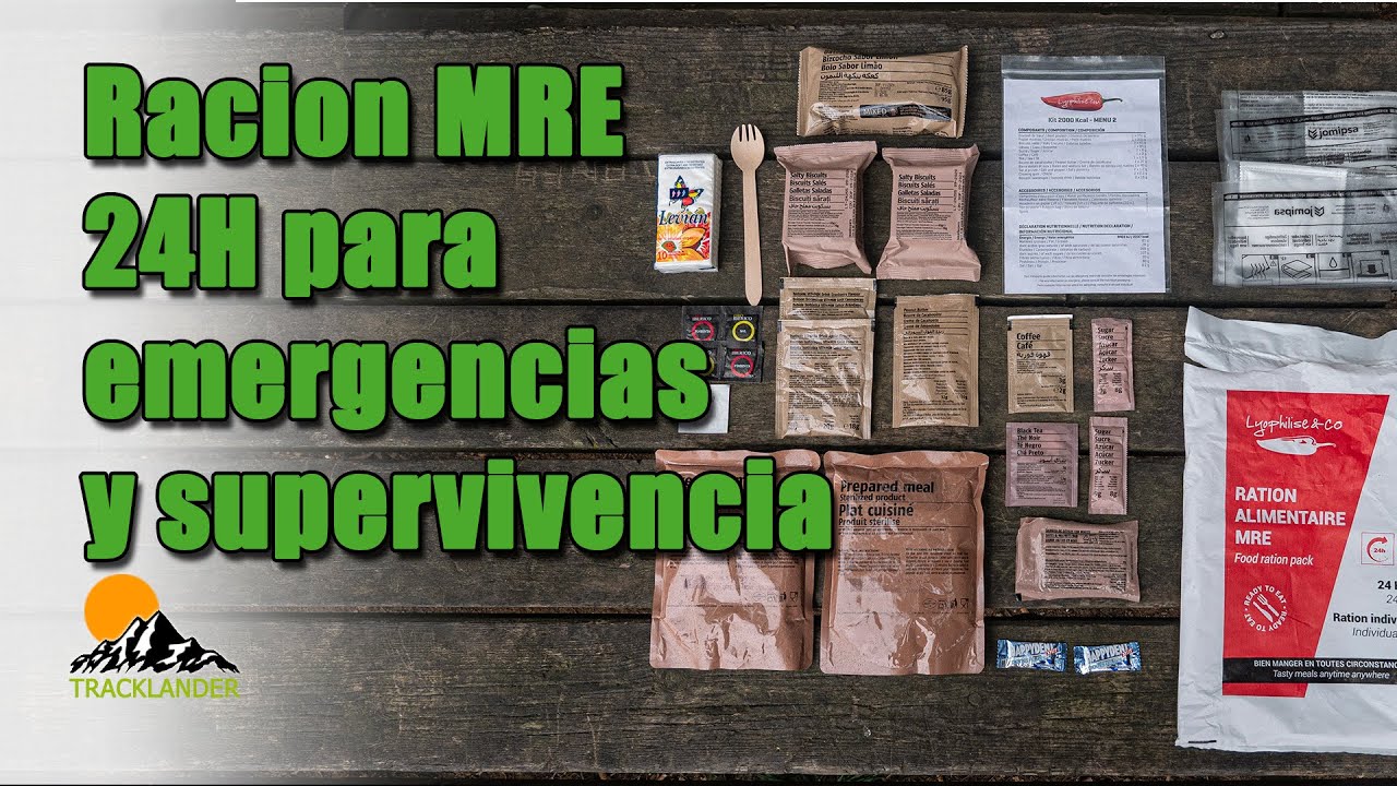 Prepárate para la catástrofe: MRE la mejor opción para comer en cualquier emergencia