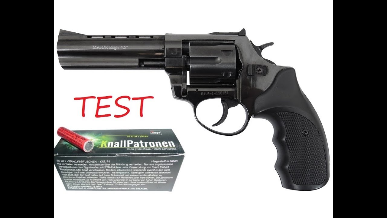 TEST/RECENZJA Rac pistoletowych Knall Patronen rewolwerem Major Eagle 4.5 Ekol