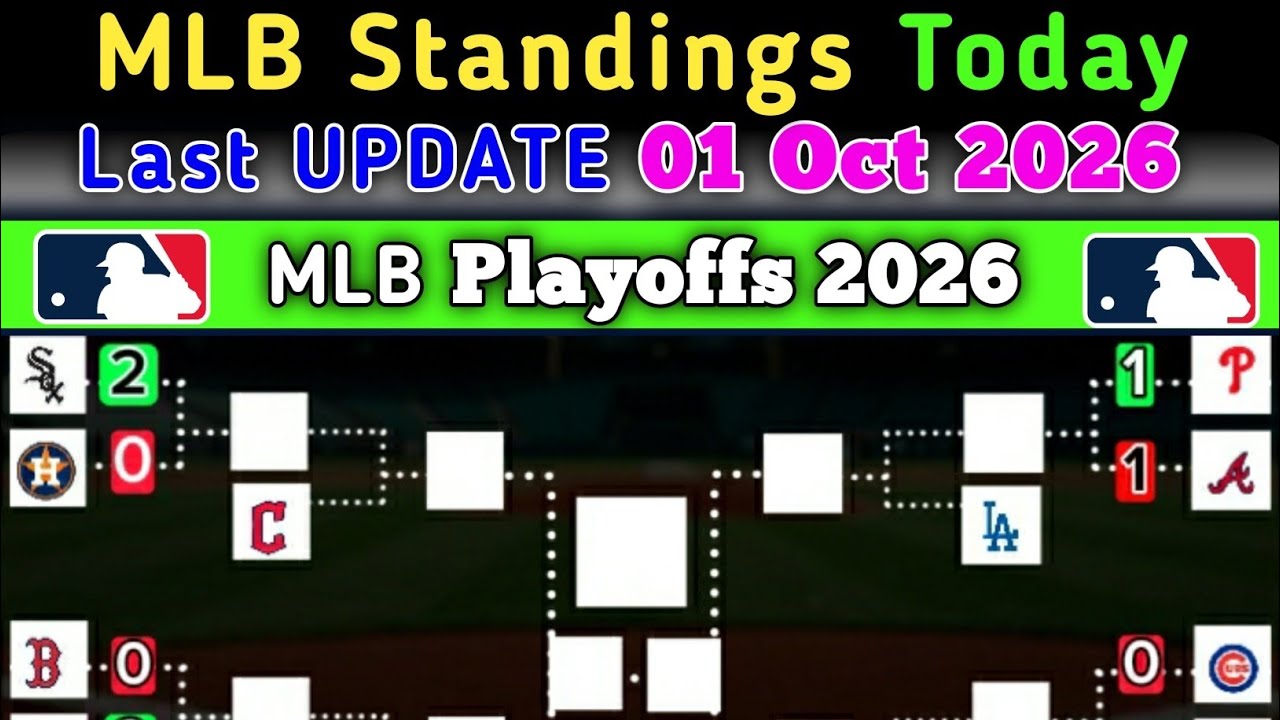 MLB Playoffs 2026 | Last UPDATE 01 Oct 2026 | MLB Standings today - Last Match SD vs CHC #MLB