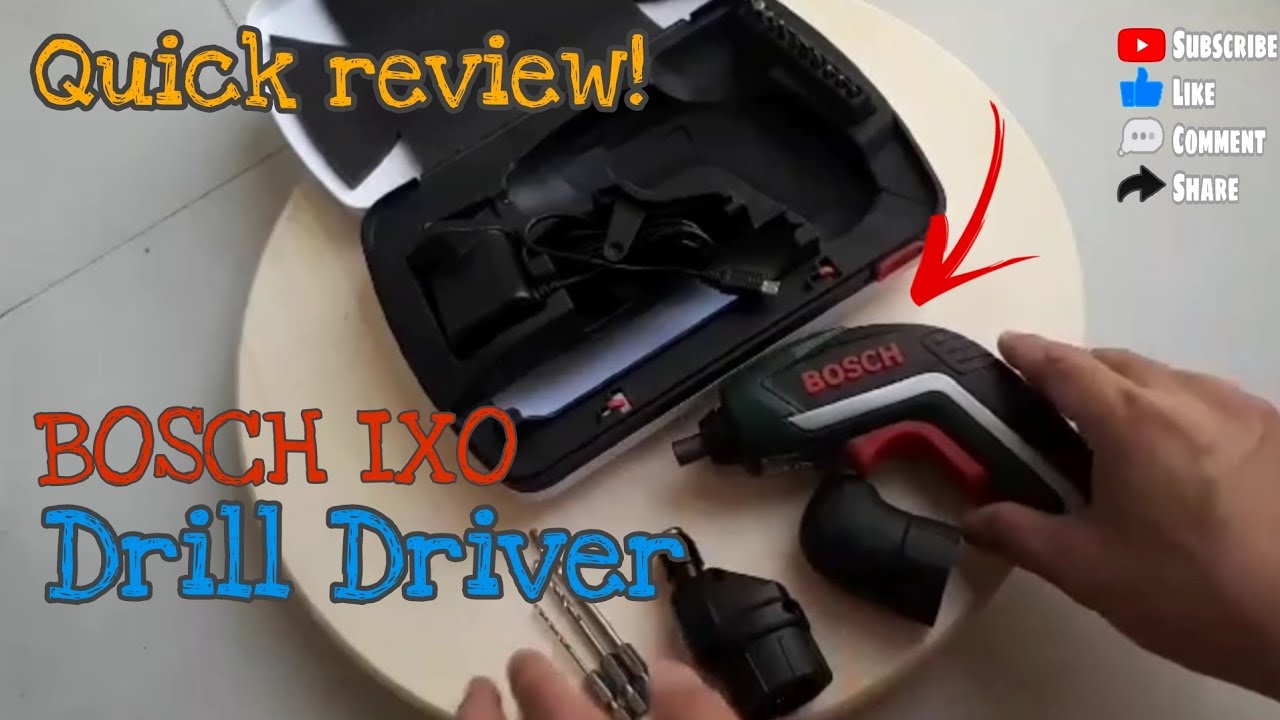 Краткий обзор | Аккумуляторная отвёртка BOSCH IXO @LeonSilvaVlog