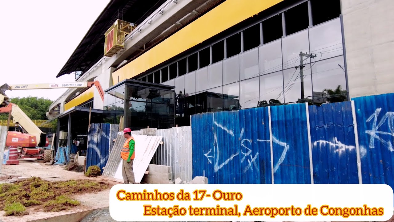 Linha 17-Ouro - estação Aeroporto de Congonhas ✈️