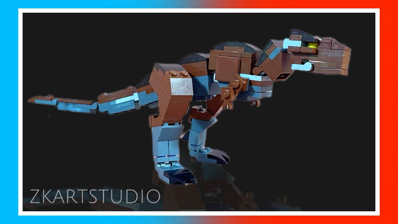 LEGO Tyrannosaurus rex MOC (урок/обзор)