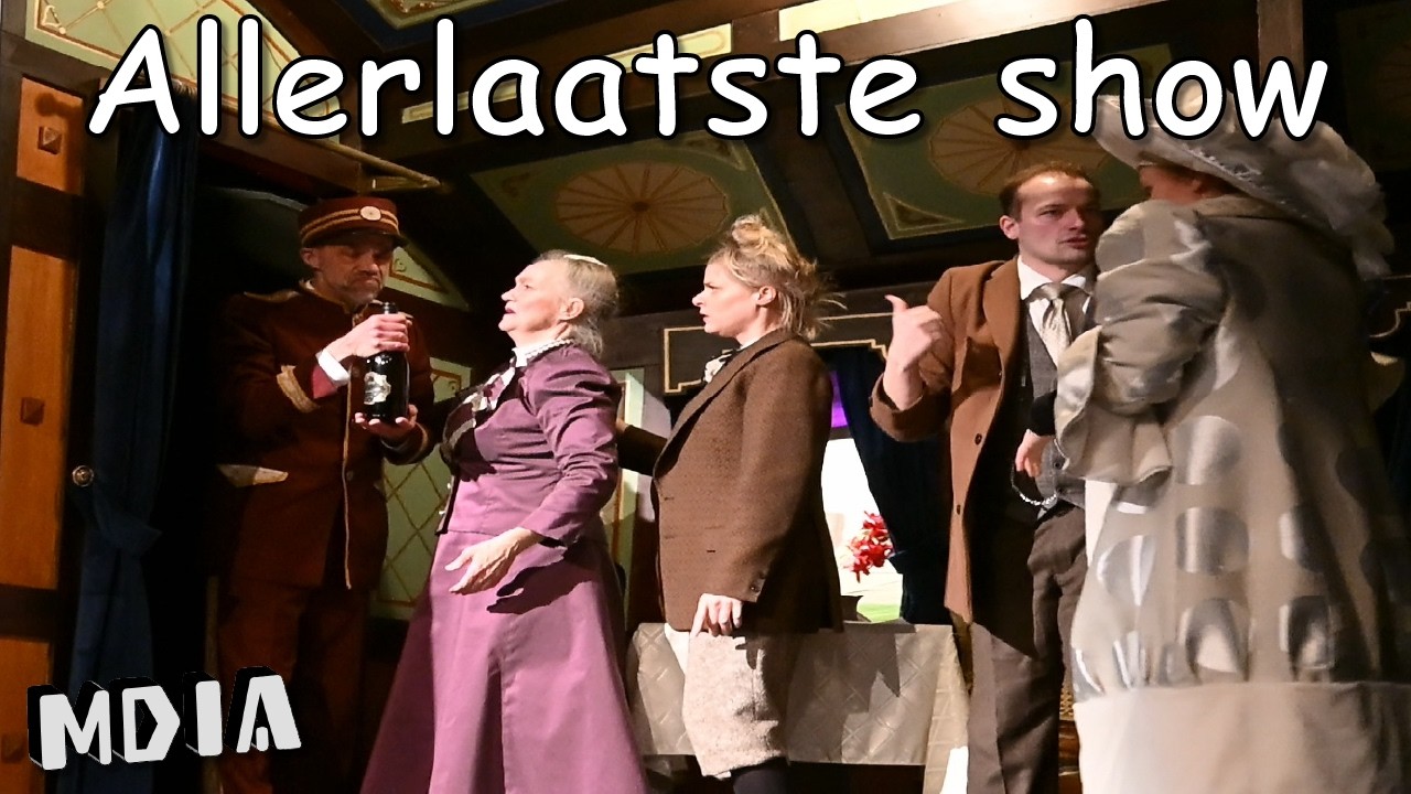 Allerlaatste show in Stoomtheater van het Spoorwegmuseum [Chaosvlog #33]