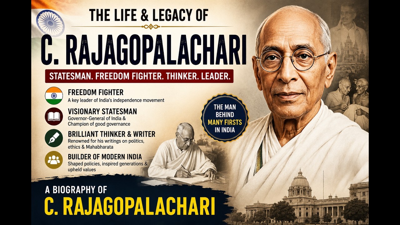 Rajaji: The Forgotten Architect of Modern India | C. Rajagopalachari Life Story