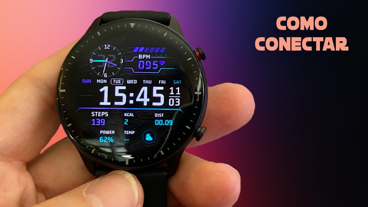 Como Ligar o Xiaomi Amazfit GTR 2 portugues ao Smartphone