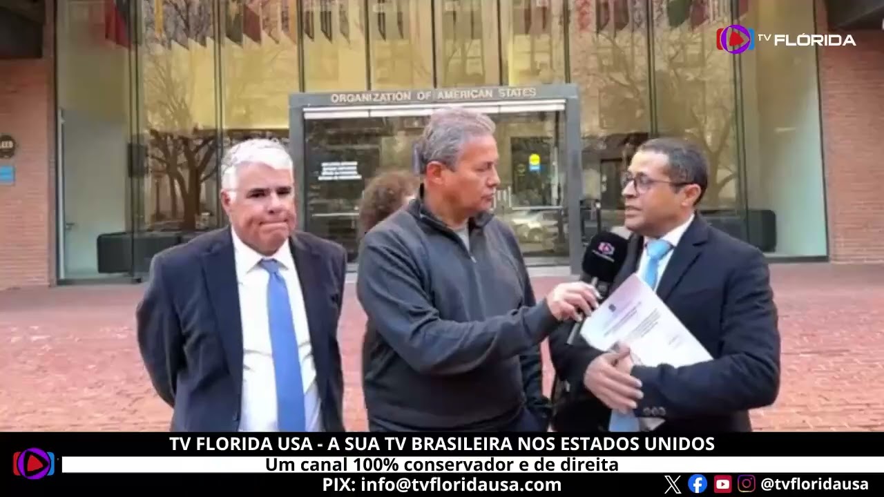 TV Flórida - reunião na OEA