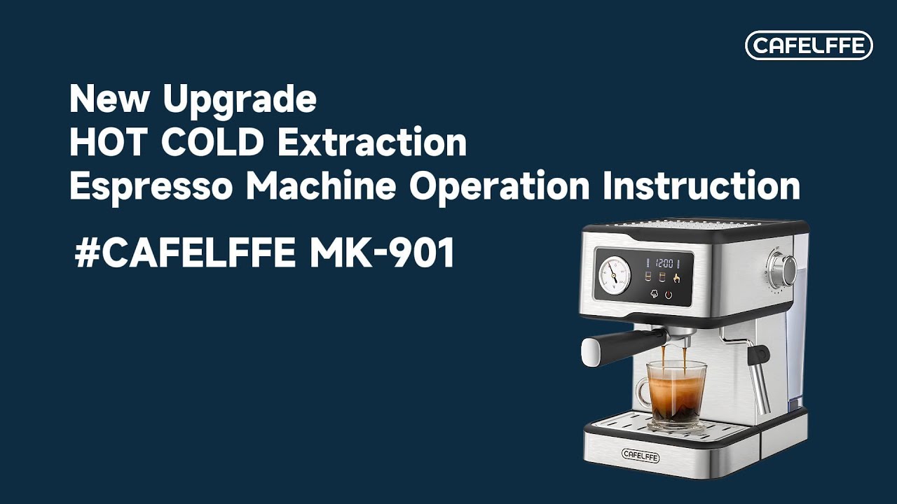 New Upgrade Hot Cold Extraction Espresso Machine | CAFELFFE MK-901 #coffee #espresso #guide