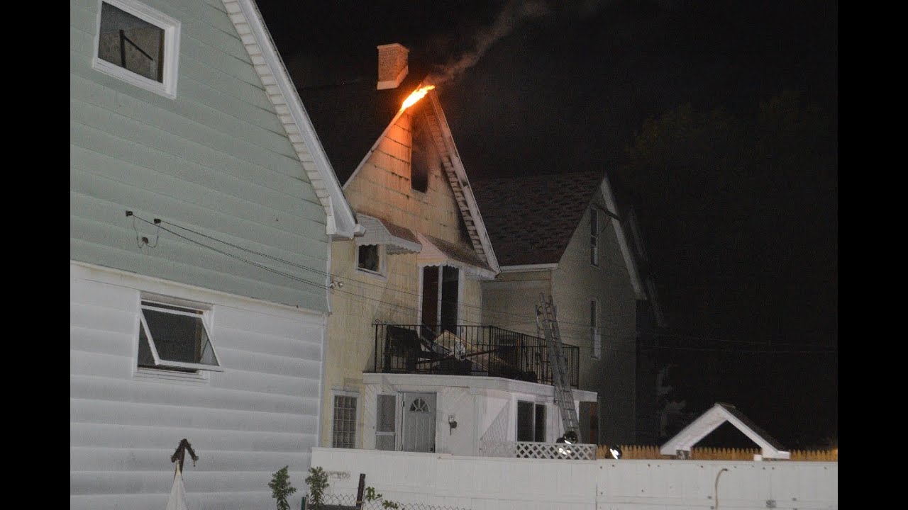 Rescue FD 2nd Alarm Structure Fire - 43 Hoerner ave