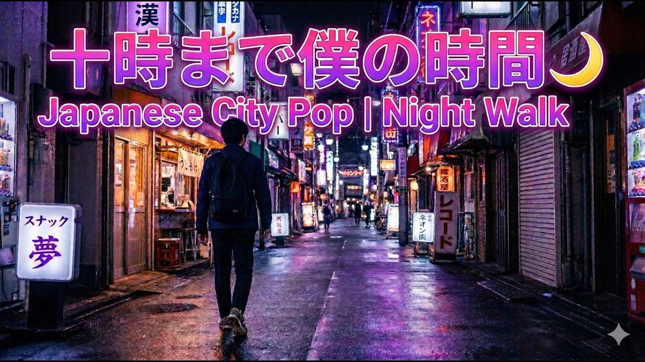 十時まで僕の時間 🌙 Japanese City Pop | Night Walk