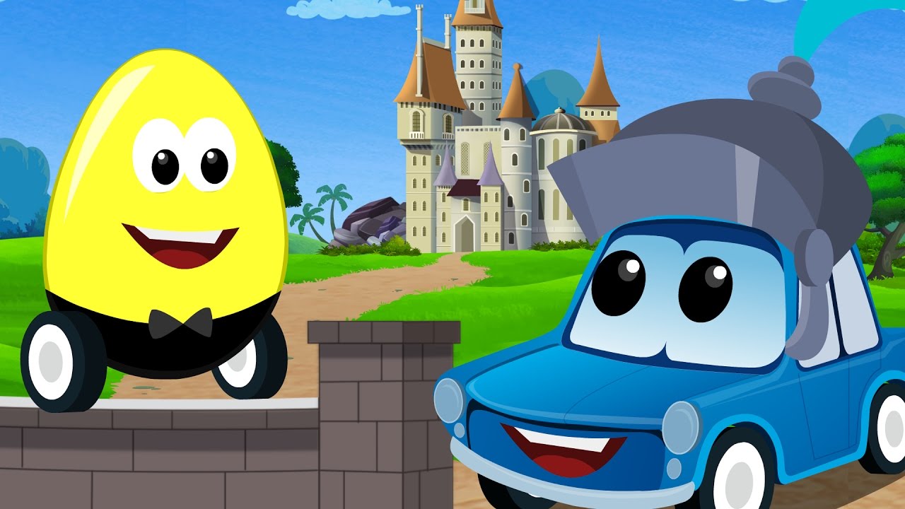 Zeek and friends | Humpty Dumpty sat on a wall | nursery rhymes | car rhymes and songs