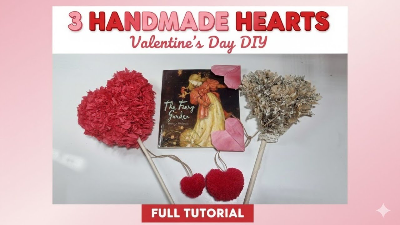 3 DIY valentines hearts you will want to keep ♥️