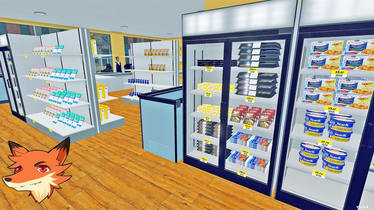 Supermarket Simulator #9 [FR] Toujours plus ambitieux! On agrandit et achète des licenses!