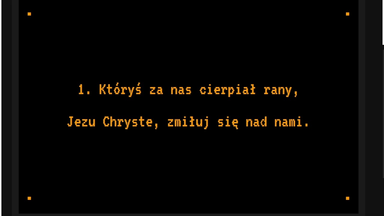 Któryś za nas cierpiał rany,