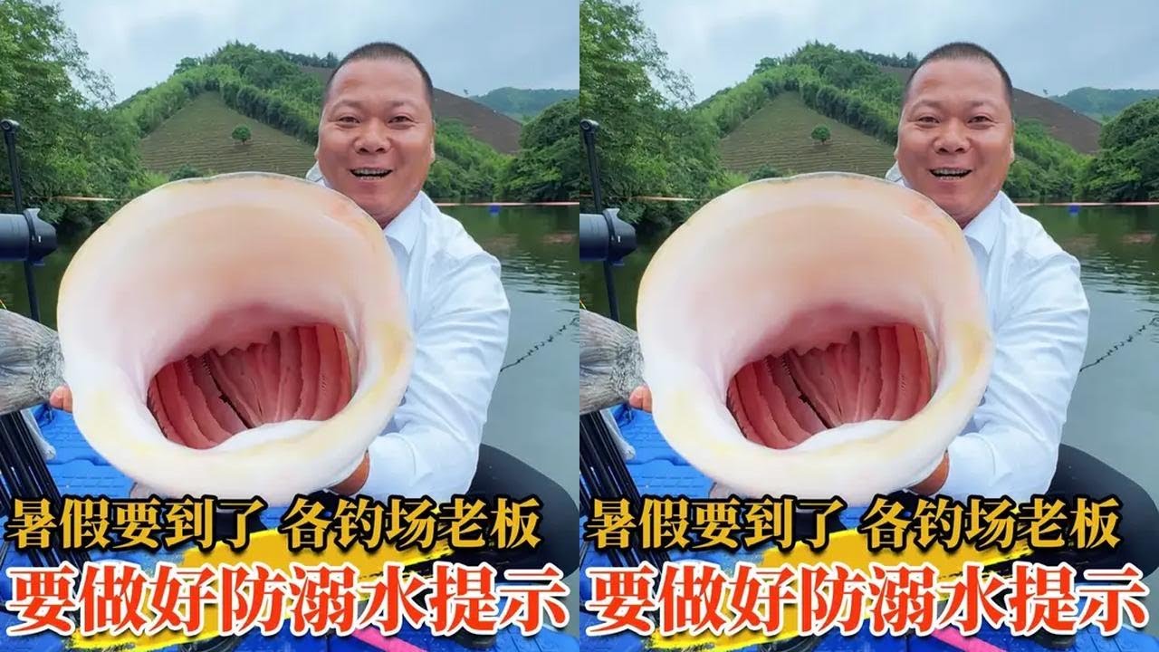 暑假快到了，各钓场老板要做好防溺水提示 #原来钓鱼才是抖音运动顶流 #2025dou来钓鱼 #dou是钓鱼人