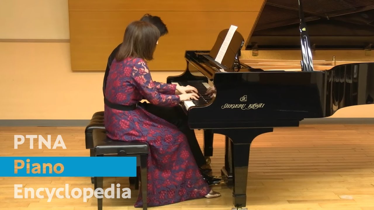 【連弾初級C 予選】グレチャニノフ：牧草地で, Op.119-4 (2024ピティナコンペ課題曲) pf.伊賀あゆみ／山口雅敏（デュオ）