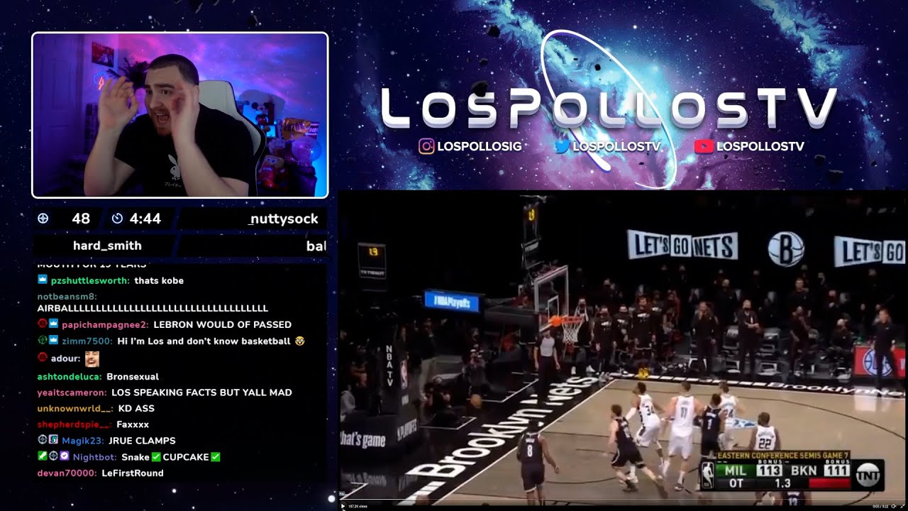LosPollosTV Goes Off On Kevin Durant And The Nets After Losing To The Bucks