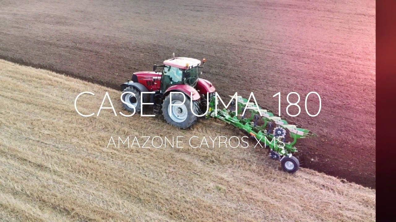 Case IH Puma 180 i amazone cayros XMS 5 skib !!!orka 2019!!! Testy amazone na POMORZU
